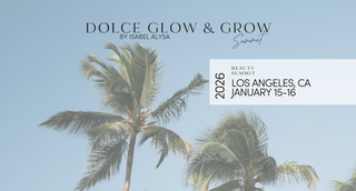 2026 Dolce Glow and Grow Beauty Summit is January 15-16 in Los Angeles California_Register today_image of palm trees and blue sky.png