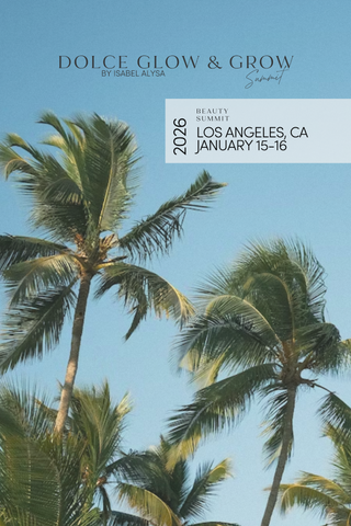 2026 Dolce Glow and Grow Beauty Summit is January 15-16 in Los Angeles California_Register today_image of palm trees and blue sky.png