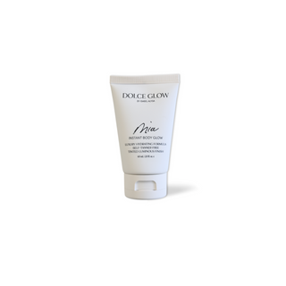 Dolce Glow Mia Instant Body Glow: Achieve a radiant, hydrated glow instantly with this scent-free formula.