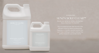
  
    Dolce Glow Senza Sole Clear™ - Professional Spray Tan Solution


  
