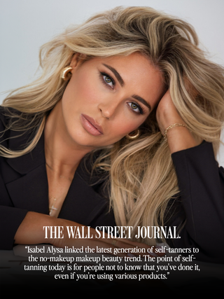 Isabel Alysa, CEO of Dolce Glow headshot.  'The Wall Street Journal' text overlaid at the bottom.