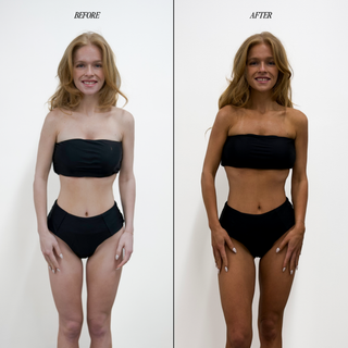 Dolce Glow - Before and After Of the Senza Sole Premium Professional Tanning