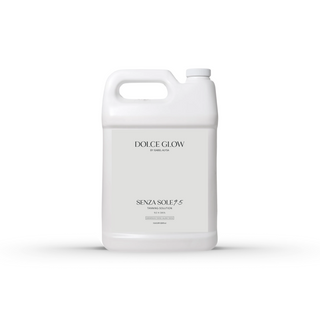
  
    Senza Sole by Dolce Glow – 1-Gallon Bottle for Professional Spray Tanning 
  
