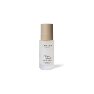 acqua dark hydrating face mist bottle with white background